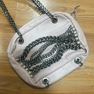 Zara metal handle and hardware bag